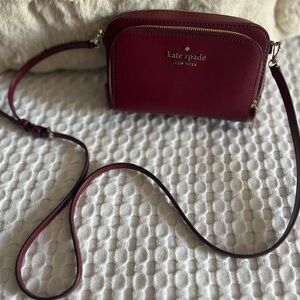 Kate Spade Burgundy Crossbody Bag